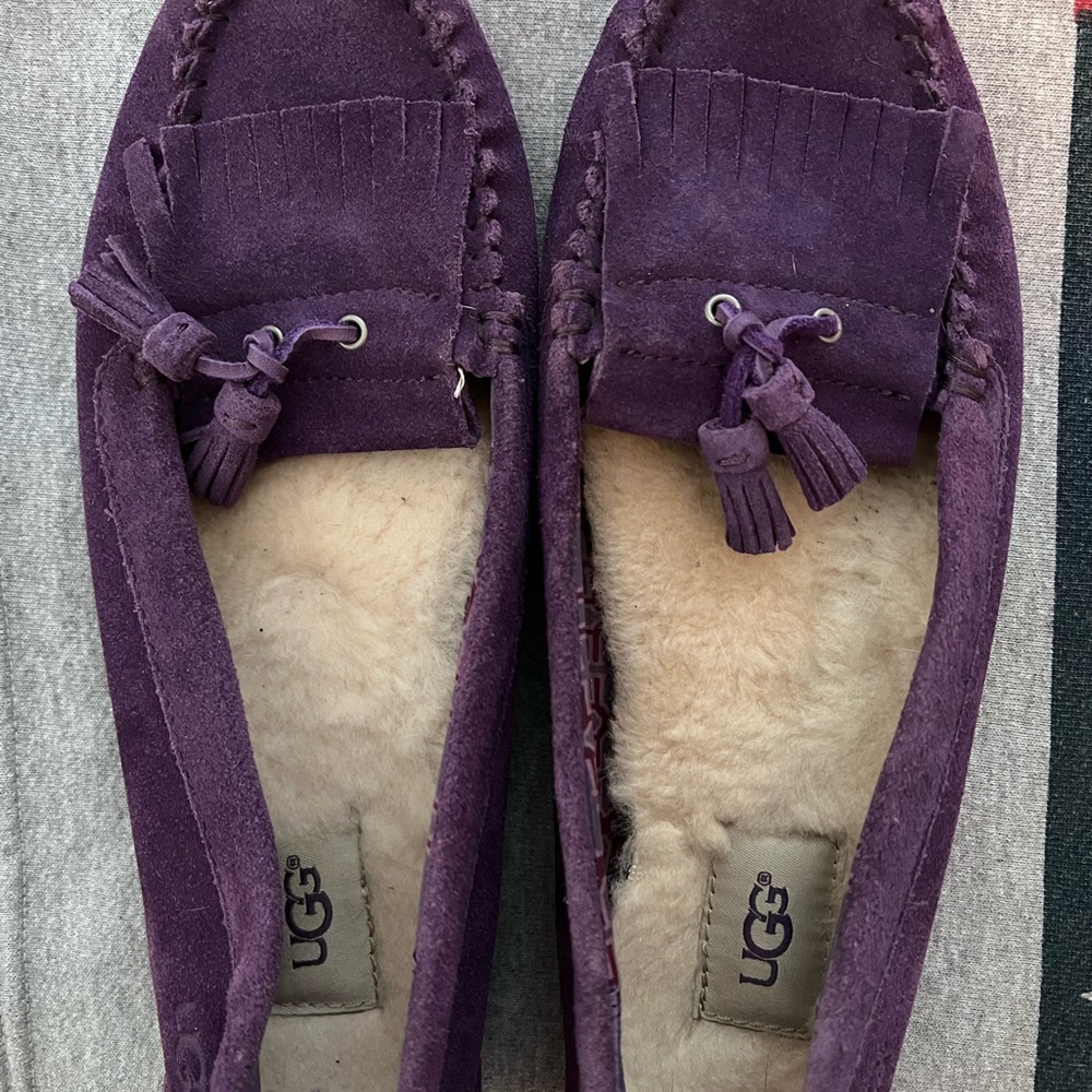 Womens Ugg Moccasins in Purple Color